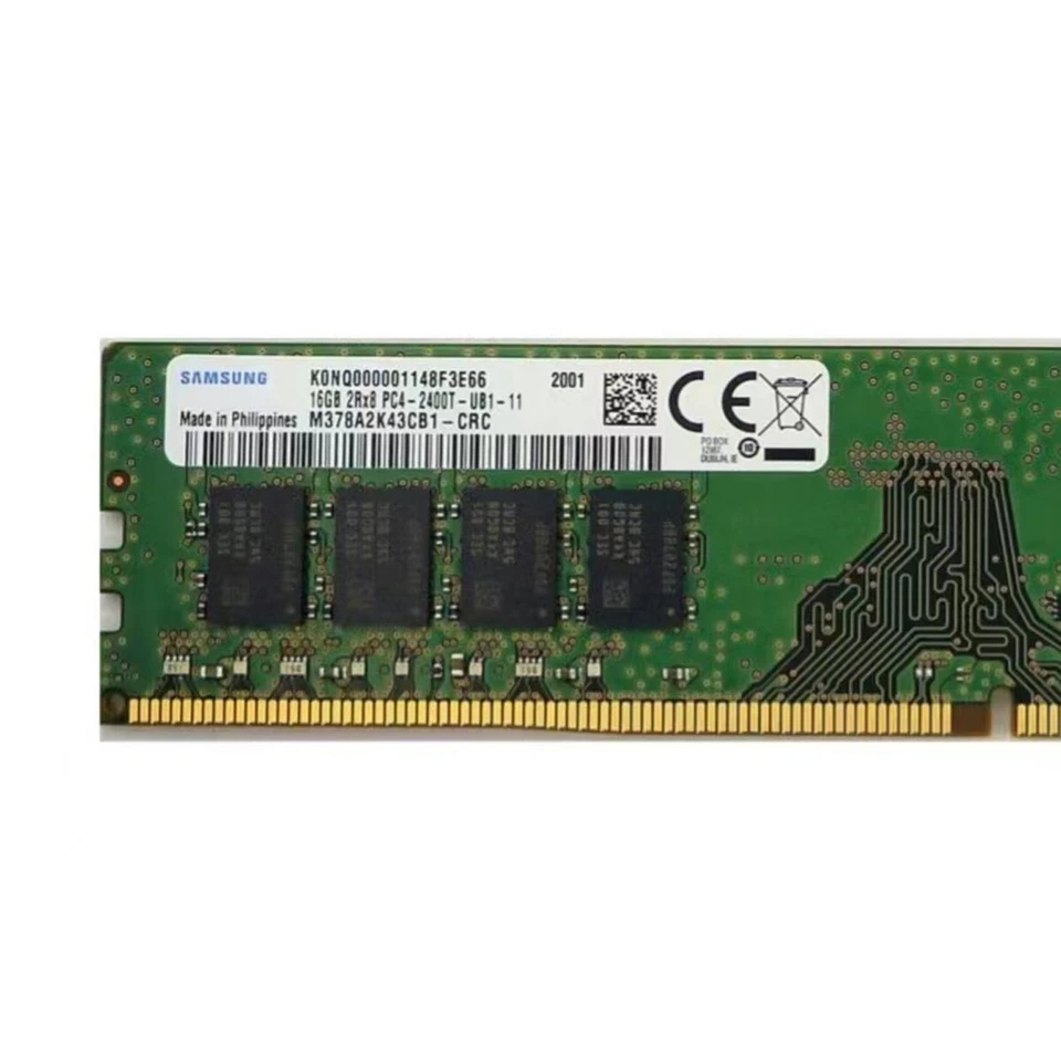 Samsung 32GB (2X 16GB ) DDR4 2400MHz PC4-19200 UDIMM Memory Ram M378A2K43CB1-CTD - Image 3 of 4