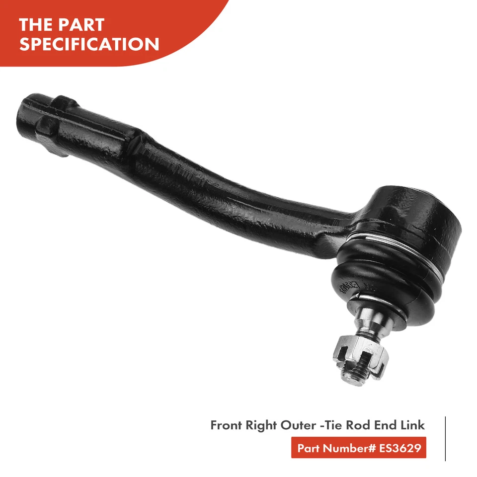 3x Nuevo Kit de extremo de barra de acoplamiento y cremallera para Kia Magentis Optima Hyundai XG300 Foto 4 de 4