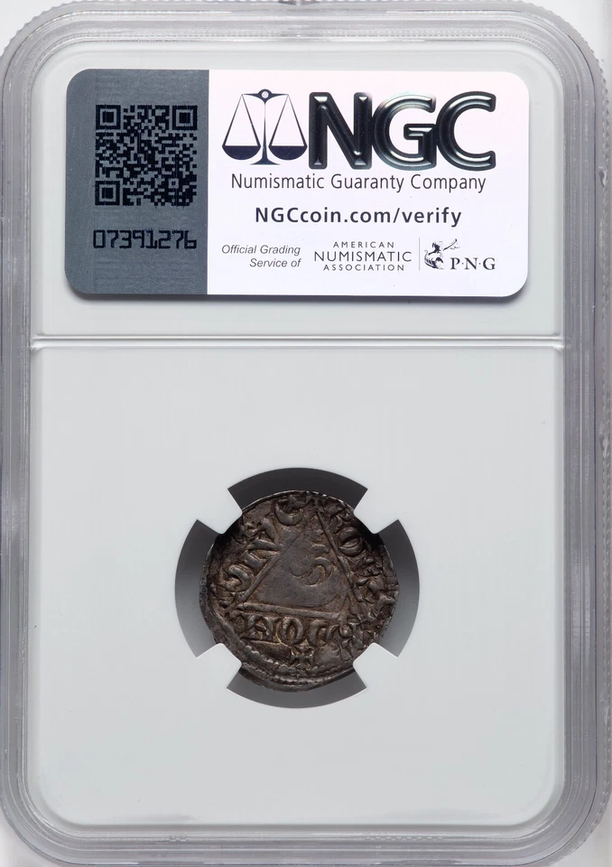 Ireland - 1207-11 John - Silver Penny - Dublin - NGC XF40 - Nice Cabinet Toning! - Image 4 of 4