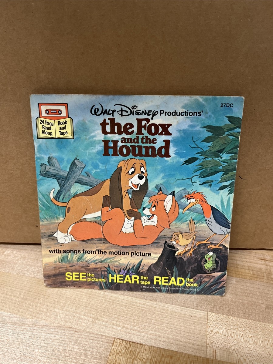 VTG Walt Disney Storytellers The Fox and the Hound Book, No Tape