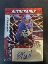 Jalen Nailor 2022 Panini Mosaic Red Mosaic Autograph #RAM-JN Rookie RC