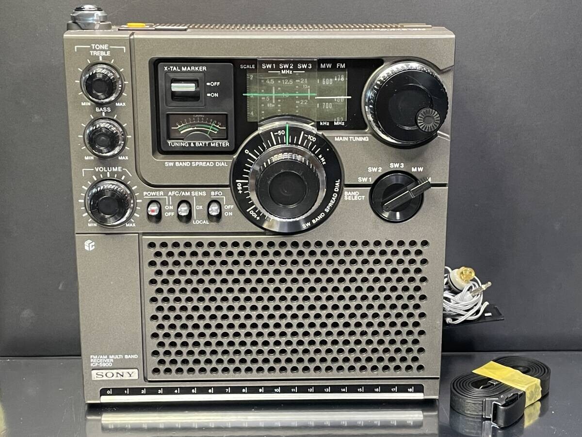 SONY ICF-5900 昭和 レトロ ラジオ 通電確認済み 【公式通販】