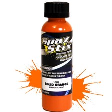 Spaz Stix Solid Orange Airbrush Ready Paint 2oz Bottle