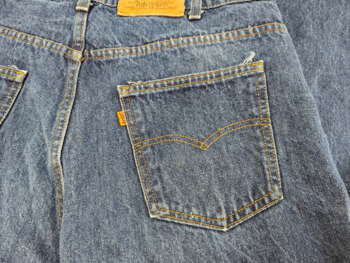 Jean Vintage Levi's SF 207 Taille 30x32 Années 70 - Extrêmement Rare, État Très Correct