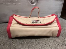 Vintage Tonka 1986 Pound Puppies Newborn Carrying Case Carrier Tan  Red