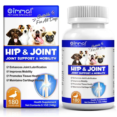 OIMMAL Dog Pain Relief Tablet, Hip & Joint Care for Dogs Anti-Inflammatory 180pk