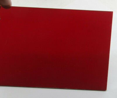 11x14" Red Safelight Filter 1/8" Thick Plastic For Photo Darkrooms ...