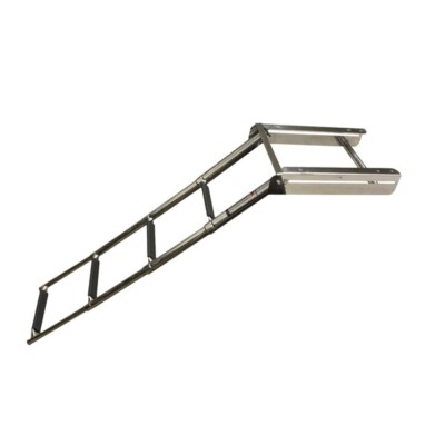 Stainless Steel 4 Step Under Platform Telescoping Boat Ladder | LA02-4