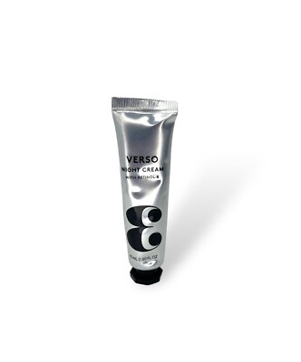VERSO Night Cream with Retinol 8 0.50 fl oz (15 mL) Deluxe Sample Sz New &Sealed