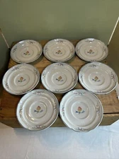 8 INTERNATIONAL China Marmalade STRAWBERRY blue ribbon plates 6 inches