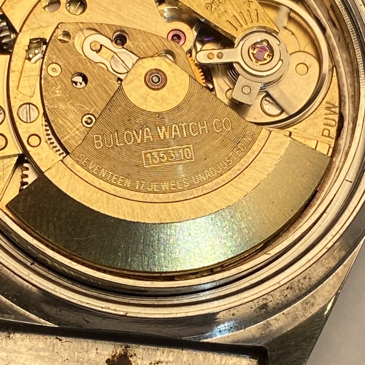 【レア】ブローバ/SET-o-matic/デイデイト/自動巻/メンズ腕時計/ Vintage BULOVA 