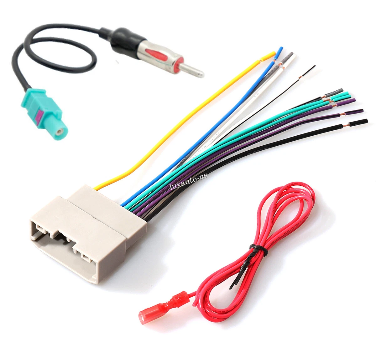 For Jeep Patriot 09 14 16 Wrangler Radio Wiring Harness Antenna