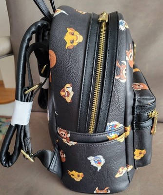 OG Heart Logo Disney Loungefly Lion King Faces Mini Backpack 