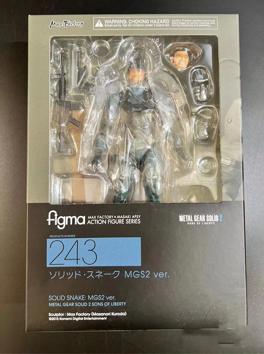 figma 243 Metal Gear Solid 2 Sons of Liberty Solid Snake MGS2 Ver. Figure