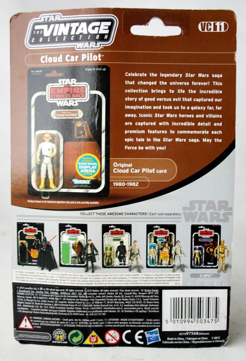 STAR WARS VINTAGE COLLECTION TWIN POD CLOUD CAR PILOT FIGURE