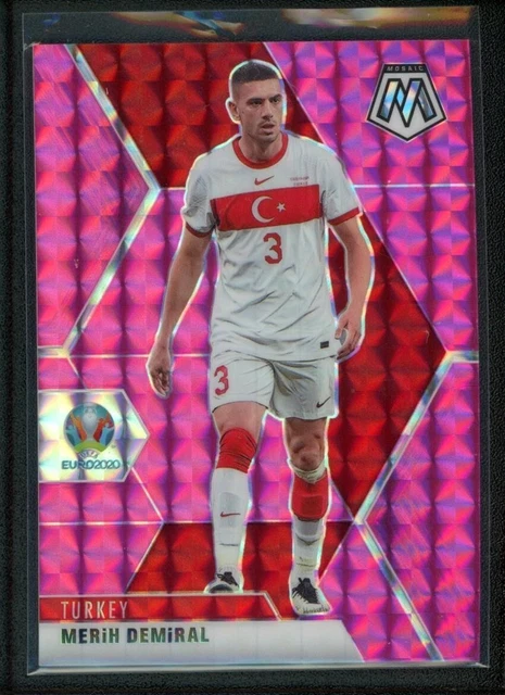 2021 MERIH DEMIRAL 19/25 PANINI MOSAIC UEFA EURO2020 PINK