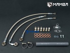 Mamba Turbo Oil Water Line Kit For Saab 9-3 B204 W Mitsubishi Td04hl 19t 20t