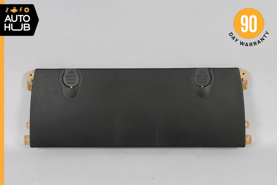 07-12 Mercedes R230 SL600 SL65 AMG Cubierta central trasera Panel de ajuste Negro OEM 75k Foto 2 de 4