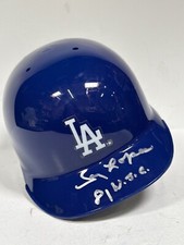 Davey Lopes Signed LA Dodgers Mini Helmet '81 W.S.C' JSA W740081