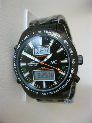 MC HERRENUHR  FLIEGERUHR WORLDTIMER CHRONO etc. T270-Citizen-Miyota Uhrwerk NEU