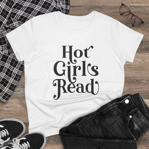 Hot Girls Read Tee, Reading T-Shirt, Book Lover Gift, Bookish, Bookworm, Reader