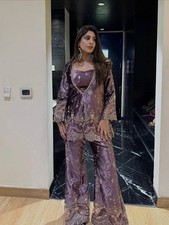 Designer Indian Pakistani top plazzo Bollywood Dress Party Wear Suit wedding