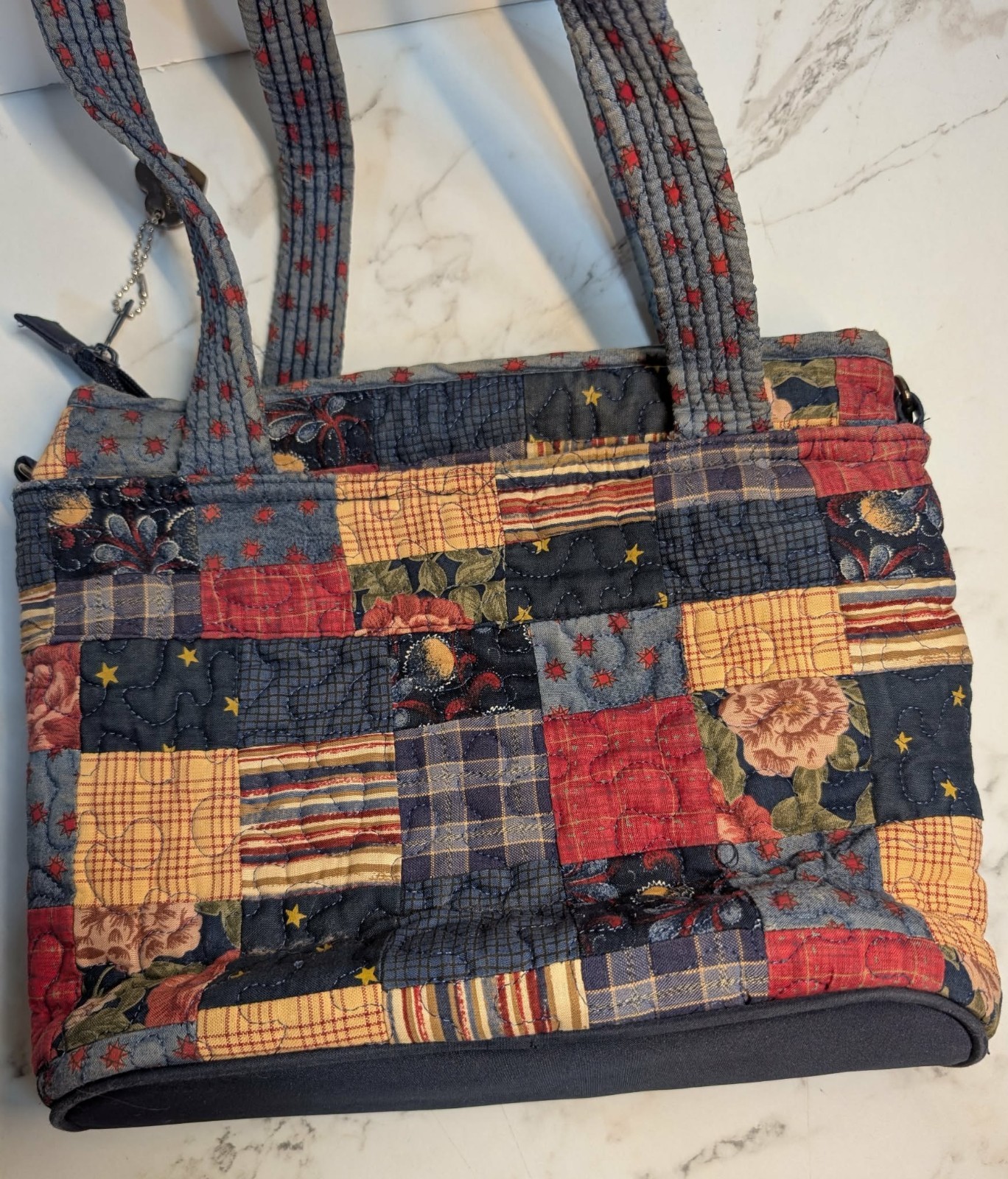 Donna Sharp Quilted Patchwork Shoulder Bag - image 4