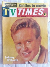 Oz TV WEEK/TIMES 1964 - The Beatles, George Harrison,Johnny O'Keefe,The Stranger