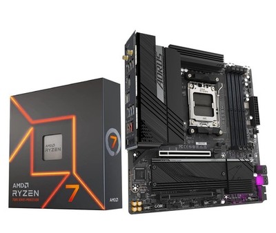 Micro Center AMD Ryzen 7 7700X CPU Processor Bundle with GIGABYTE B650M AORUS...