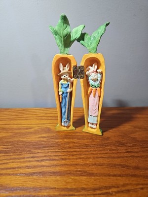 Easter Figurine Hinged Carrot