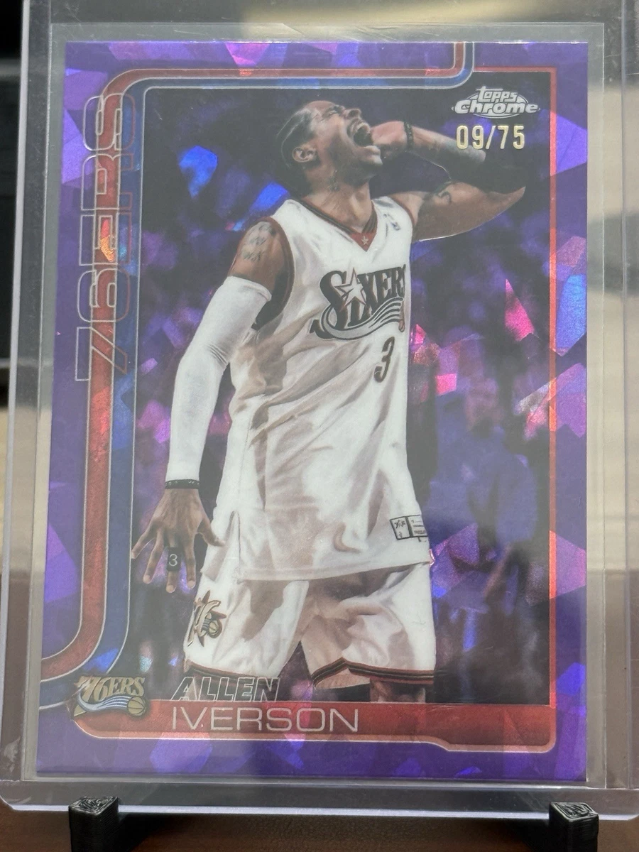 25+ Allen Iverson Basketball Serial Numbered Sports Trading Cards