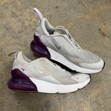 New Nike Air Max 270 PS Pure Platinum Violet Frost AO2372-023 Size 1Y