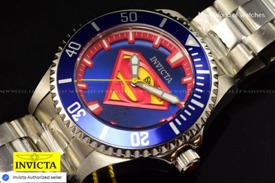 EXTREME RARE Invicta DC Comics Superman Ltd Ed AUTOMATIC Men's Watch w/ DC Box