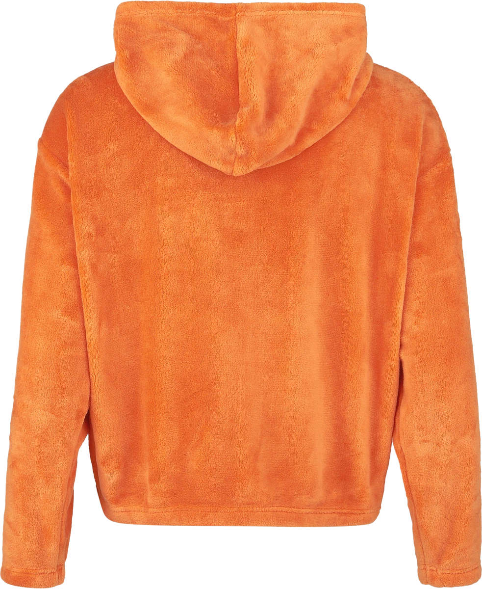 Die Sendung mit der Maus Kapuzenpullover Damen Maus - Kuschelpullover orange