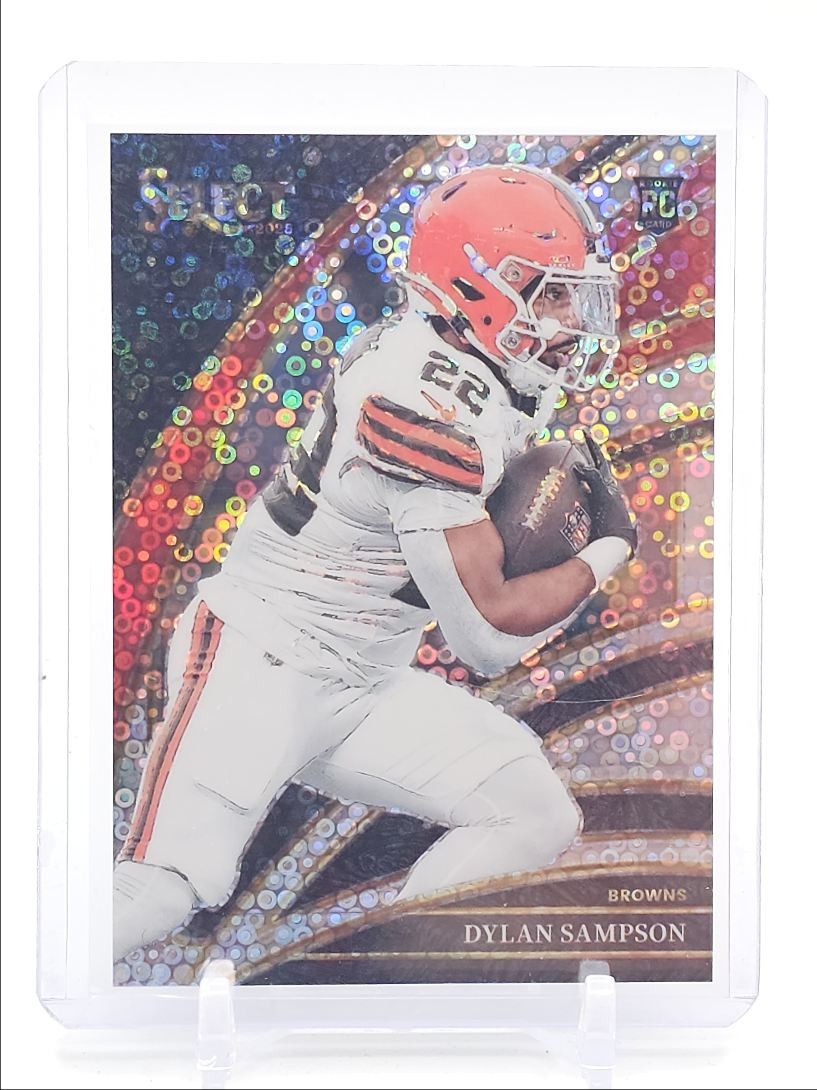 DYLAN SAMPSON 2025 SELECT CLUB LEVEL ROOKIE DISCO PRIZM BROWNS RC Q6608