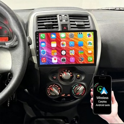 10.1'' Für NISSAN MICRA 4 K13 2010-2016 Autoradio Carplay Android 16 GPS Navi RDS