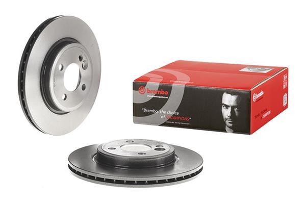 2X Bremsscheibe Prime Line - UV Coated Brembo 09.8655.11 FüR Mini R50 R53 R52-image