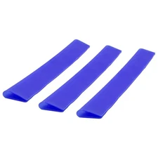 Old Home Kitchen Silicone Oven Rack Guard for Heat Protection in Blue, 3 Pack