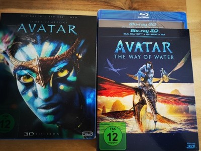 AVATAR 3D Edition, BLU-RAY, DVD + NEU: AVATAR The Way of Water BLU-Ray 3D und 2D