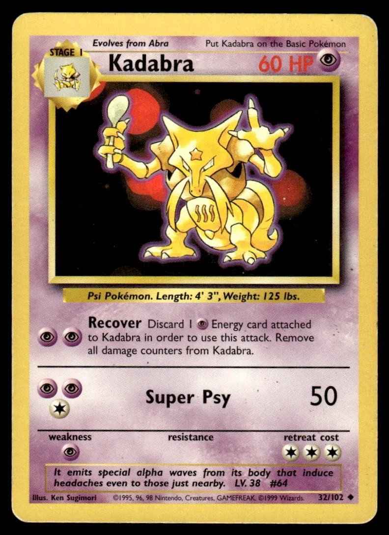 Pokemon Kadabra for sale