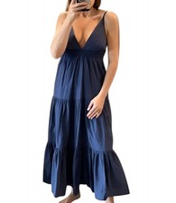 Sundays Bow Back Maxi Dress Size XS