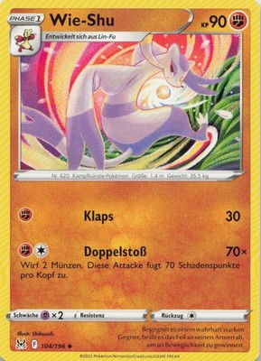 Pokémon Shu Verlorener Ursprung #104 NM DE