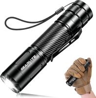 Gearlite Taschenlampe Led Aufladbar, Superhelle Zoombare 2000 Lum Mini Torch Mit
