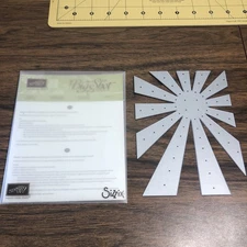 Stampin' Up Thinlits Dies Sunburst 140617 SizziX Big Shot