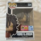 SDCC 2026 FUNKO SUNG IL-HWAN POP IN HAND COMIC CON EXCLUSIVE STICKER dented