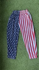 Vintage Otomix Men's American Flag USA Baggy Muscle Workout Pants SZ XXL  READ 