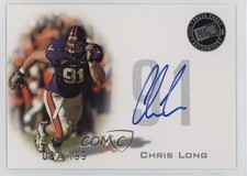 2008 Press Pass Signings Silver /199 Chris Long #PPS-CL Auto 1n2c