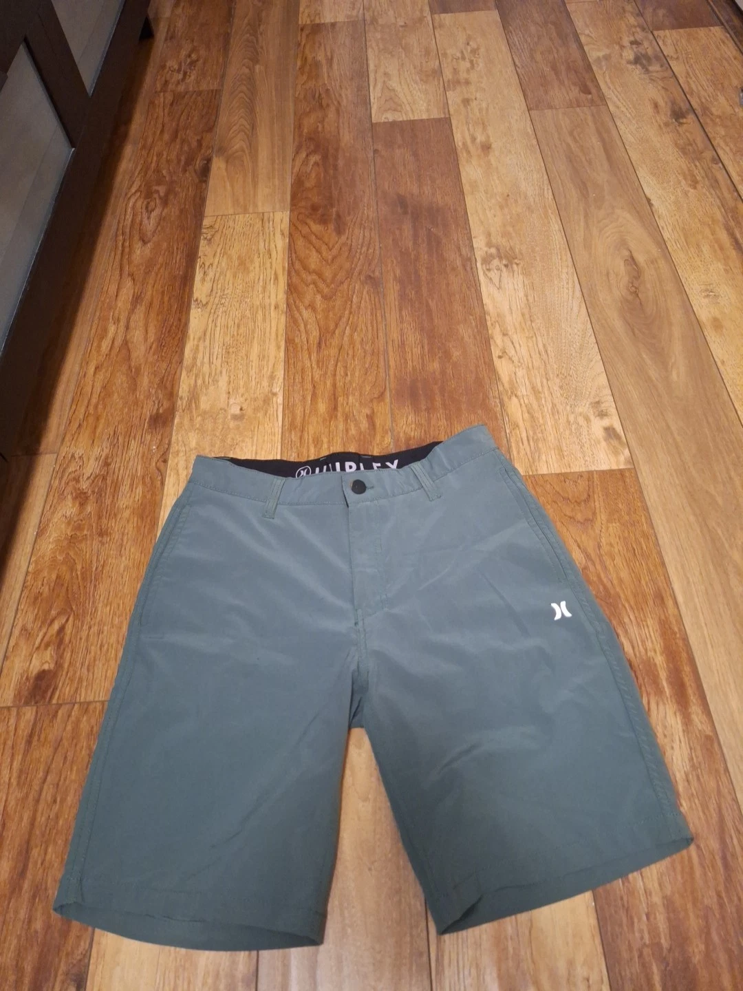 Hurley Hybrid Walk Shorts Quick Dry 4-Way Stretch Men's 30 Green