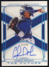 2022 National Treasures The Future Auto Autograph Acetate Gabriel Moreno 22/25