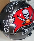 Bucs Autographed Helmet Collection - Warren Sapp, Derrick Brooks, Baker Mayfield — photo 1